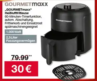 Woolworth Gourmetmaxx heißluftfritteuse Angebot