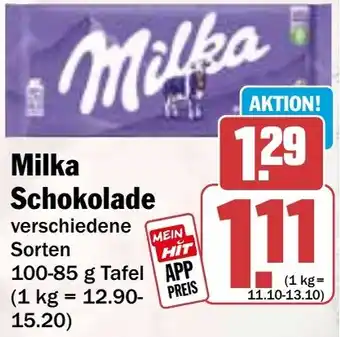 HIT Milka Schokolade Angebot