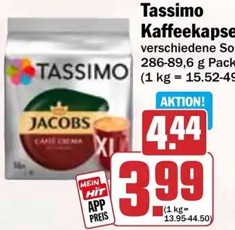 HIT Tassimo Kaffeekapseln Angebot