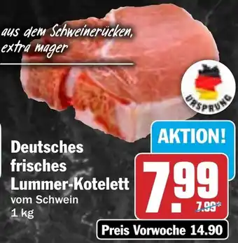 HIT Deutsches frisches Lummer-Kotelett Angebot