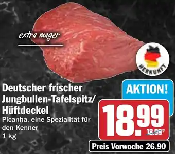 HIT Deutscher frischer Jungbullen-Tafelspitz/ Hüftdeckel Angebot