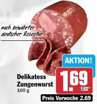 HIT Delikatess Zungenwurst Angebot