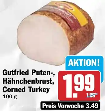 HIT Gutfried Puten-, Hähnchenbrust, Corned Turkey Angebot
