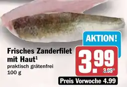 HIT Frisches Zanderfilet mit Haut Angebot