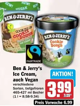 HIT Ben & Jerry's Ice Cream, auch Vegan Angebot