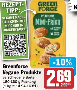 HIT Greenforce Vegane Produkte Angebot