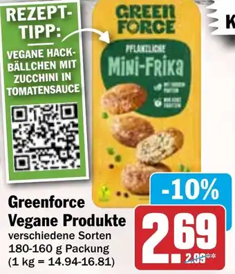 HIT Greenforce Vegane Produkte Angebot
