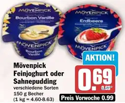 HIT Mövenpick Feinjoghurt oder Sahnepudding Angebot