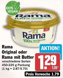 HIT Rama Original oder Rama mit Butter Angebot
