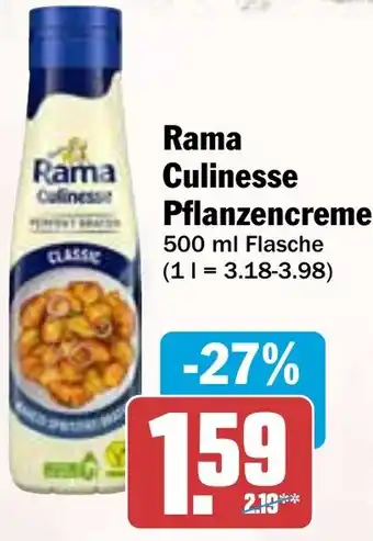 HIT Rama Culinesse Pflanzencreme Angebot