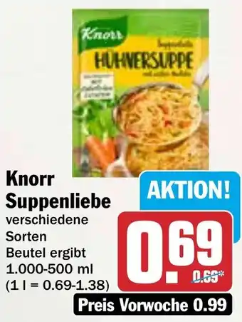 HIT Knorr Suppenliebe Angebot