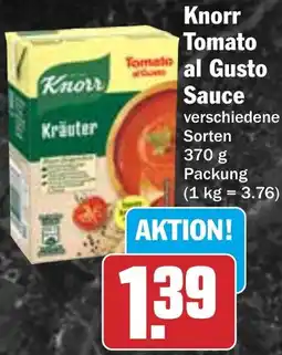 HIT Knorr Tomato al Gusto Sauce Angebot
