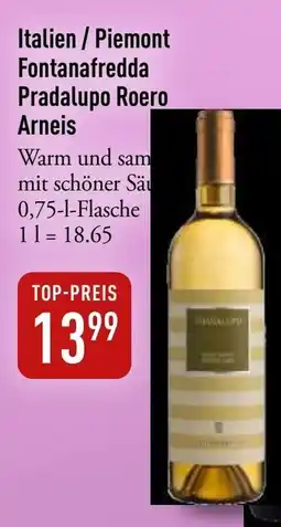 Galeria Markthalle Fontanafredda Pradalupo Roero Arneis Angebot