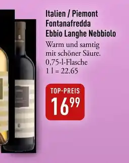 Galeria Markthalle Fontanafredda Ebbio Langhe Nebbiolo Angebot