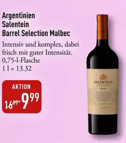 Galeria Markthalle Salentein Barrel Selection Malbec Angebot