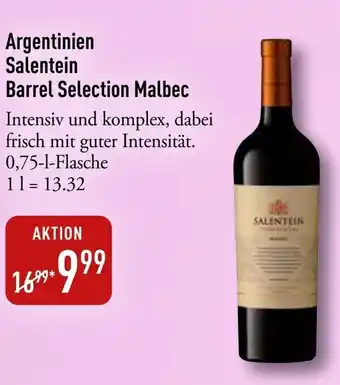 Galeria Markthalle Salentein Barrel Selection Malbec Angebot