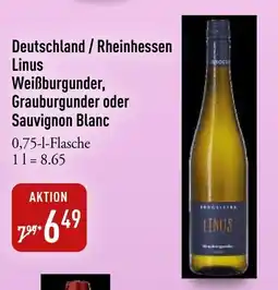 Galeria Markthalle Linus Weißburgunder, Grauburgunder oder Sauvignon Blanc Angebot
