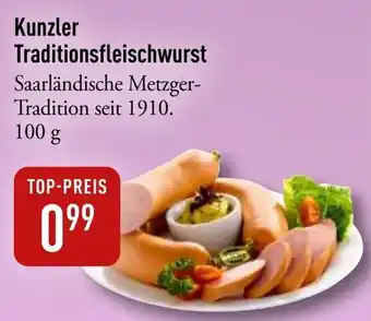 Galeria Markthalle Kunzler Traditionsfleischwurst Angebot