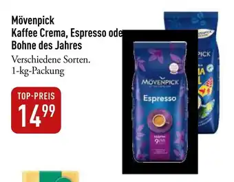 Galeria Markthalle Mövenpick Kaffee Crema, Espresso ode Bohne des Jahres Angebot