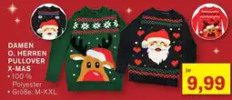 KODi DAMEN O. HERREN PULLOVER X-MAS Angebot