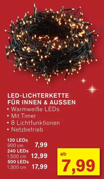 KODi LED-LICHTERKETTE FÜR INNEN & AUSSEN Angebot