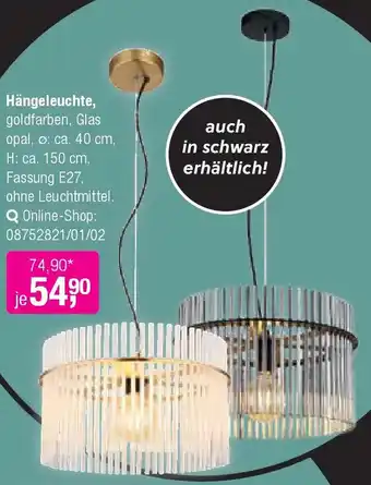 Opti Wohnwelt Hängeleuchte Angebot