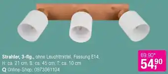 Opti Wohnwelt Strahler, 3-flg. Angebot