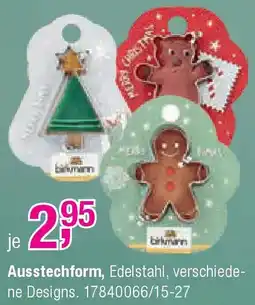 Opti Wohnwelt Birkmann Ausstechform Angebot