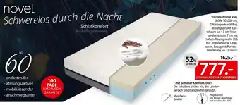 Zurbrüggen Novel Viscomatratze V60 Angebot