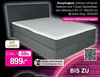 Opti Wohnwelt Boxspringbett Angebot