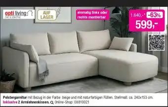 Opti Wohnwelt opti living Polstergarnitur Angebot