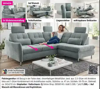 Opti Wohnwelt Polstergarnitur Angebot