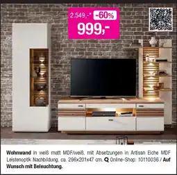 Opti Wohnwelt Wohnwand Angebot