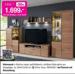 Opti Wohnwelt Wohnwand Angebot