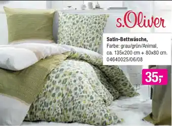Opti Wohnwelt s.Oliver Satin-Bettwäsche Angebot