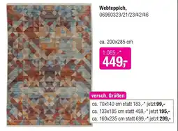 Opti Wohnwelt Webteppich, Angebot