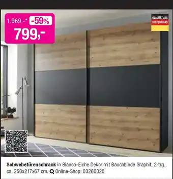 Opti Wohnwelt Schwebetürenschrank Angebot