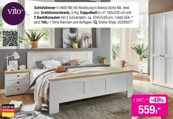 Opti Wohnwelt vito Schlafzimmer Angebot