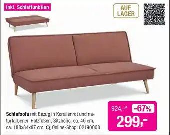 Opti Wohnwelt Schlafsofa Angebot