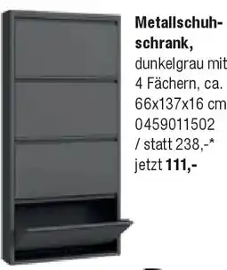 Opti Wohnwelt opti living Metallschuh- schrank Angebot