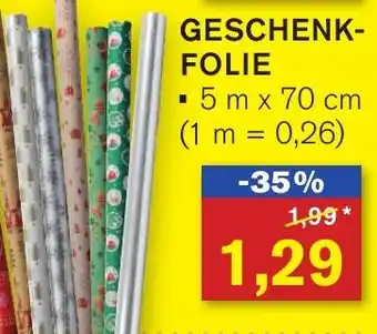 KODi GESCHENKFOLIE Angebot