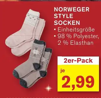 KODi NORWEGER STYLE SOCKEN 2er-Pack Angebot