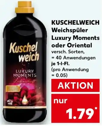 Kaufland KUSCHELWEICH Weichspüler Luxury Moments oder Oriental Angebot