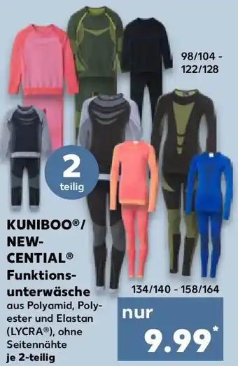 Kaufland KUNIBOO/ NEWCENTIAL Funktionsunterwäsche Angebot