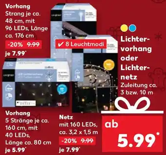 Kaufland LIV & BO Lichtervorhang oder Lichternetz Angebot