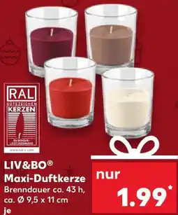 Kaufland LIV&BO Maxi-Duftkerze Angebot