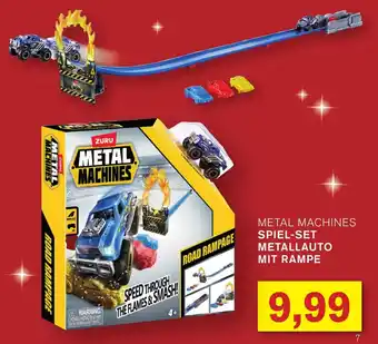KODi ZURU METAL MACHINES SPIEL-SET METALLAUTO MIT RAMPE Angebot