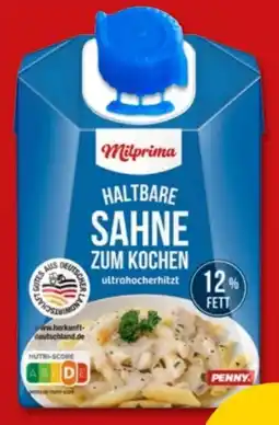 PENNY Milprima Haltbare Sahne Angebot