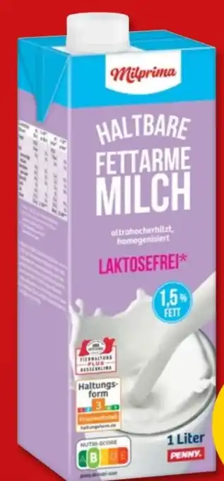 PENNY Milprima Haltbare fettarme Milch Angebot