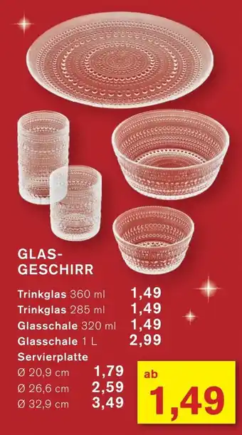 KODi GLAS- GESCHIRR Angebot